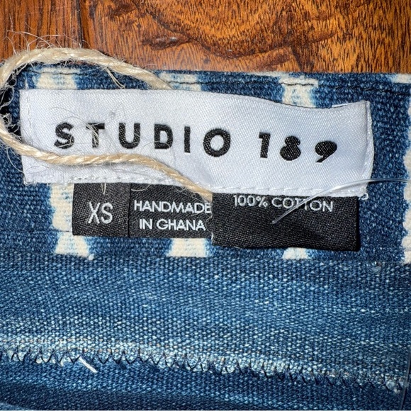 Studio 189 Indigo Miniskirt - Small *defect - Picture 7 of 9